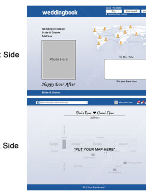 Template Undangan Digital Story Facebook PSD