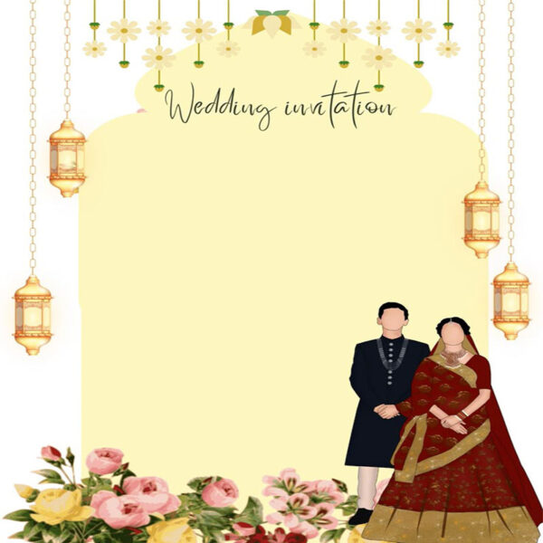 20+ Background Digital Wedding Invitation PNG