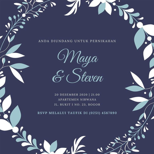 Template Undangan Unduh & Edit Langsung Canva