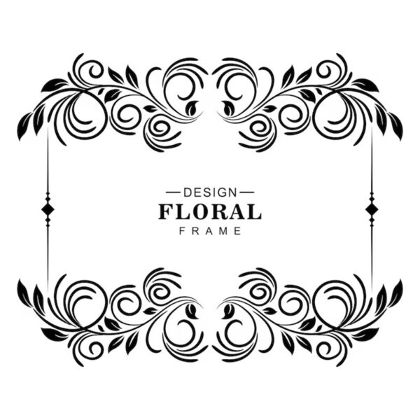 100+ Ornamen Floral Undangan Vector AI