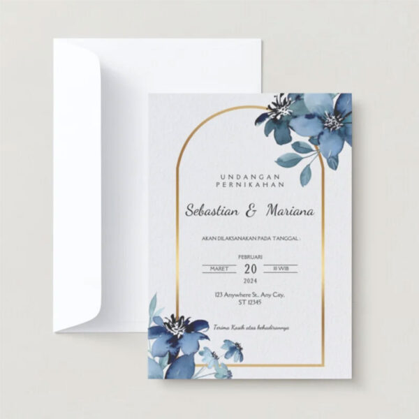 Template Undangan Pernikahan Minimalis & Simpel AI