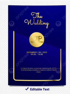 10+ Template Kartu Pernikahan VIP AI & PSD