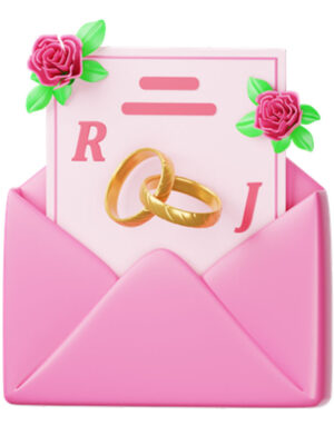 3D Wedding Invitation Scene Builder Blender
