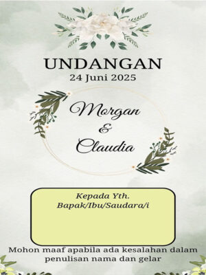 Template Undangan Pernikahan Elegan Canva