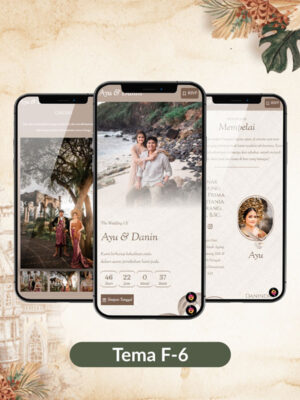 Template Undangan Digital Instagram Story PSD