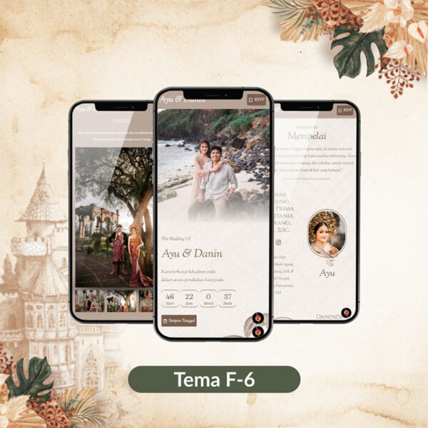 Template Undangan Digital Instagram Story PSD
