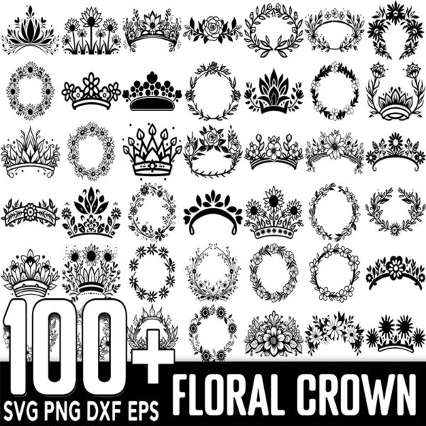 100+ Wedding Floral Vector Pack AI & PNG