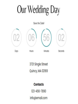 Template Undangan Digital dengan Timer Countdown AE